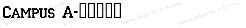 Campus A字体转换